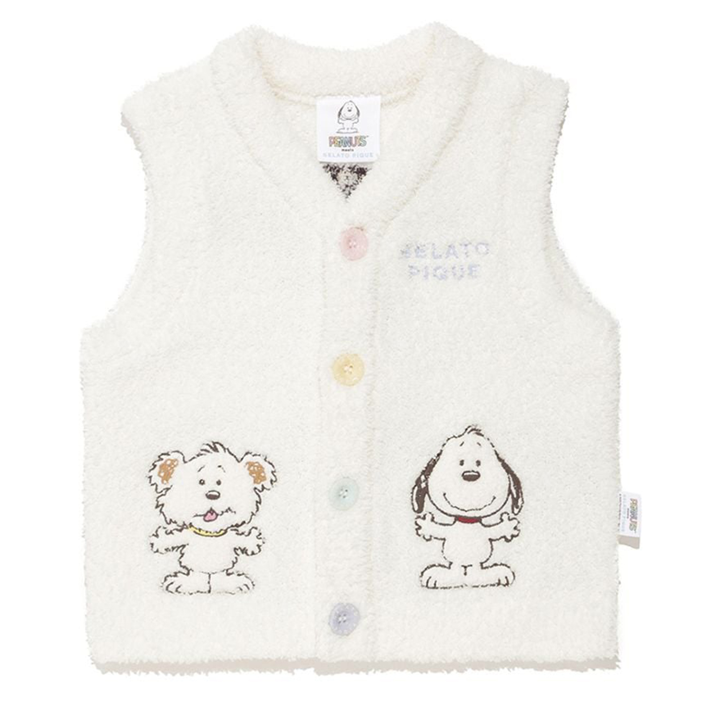 gelato pique（ジェラートピケ） ベビー BABY PEANUTS PUPPIES