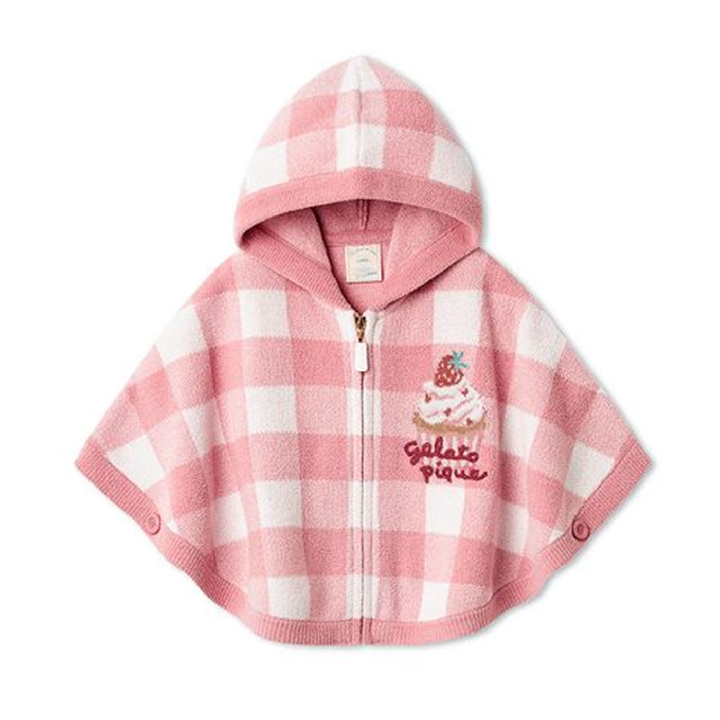 80-90cm★ジェラートピケ　ベビー　チェック柄デザイン　ロンパース gelato pique（ジェラートピケ） ベビー エアリーモコギンガムチェック