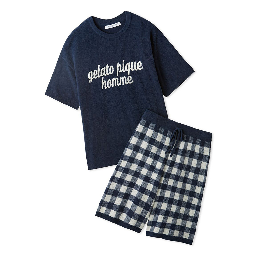 GELATO PIQUE HOMME ジェラートピケ オム ロゴプルオーバー&チェック 