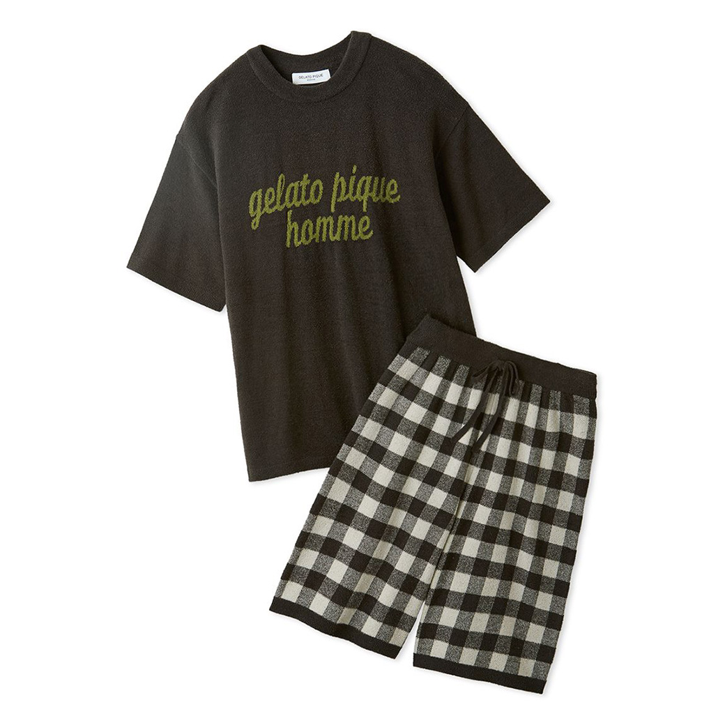 GELATO PIQUE HOMME ジェラートピケ オム ロゴプルオーバー&チェック 