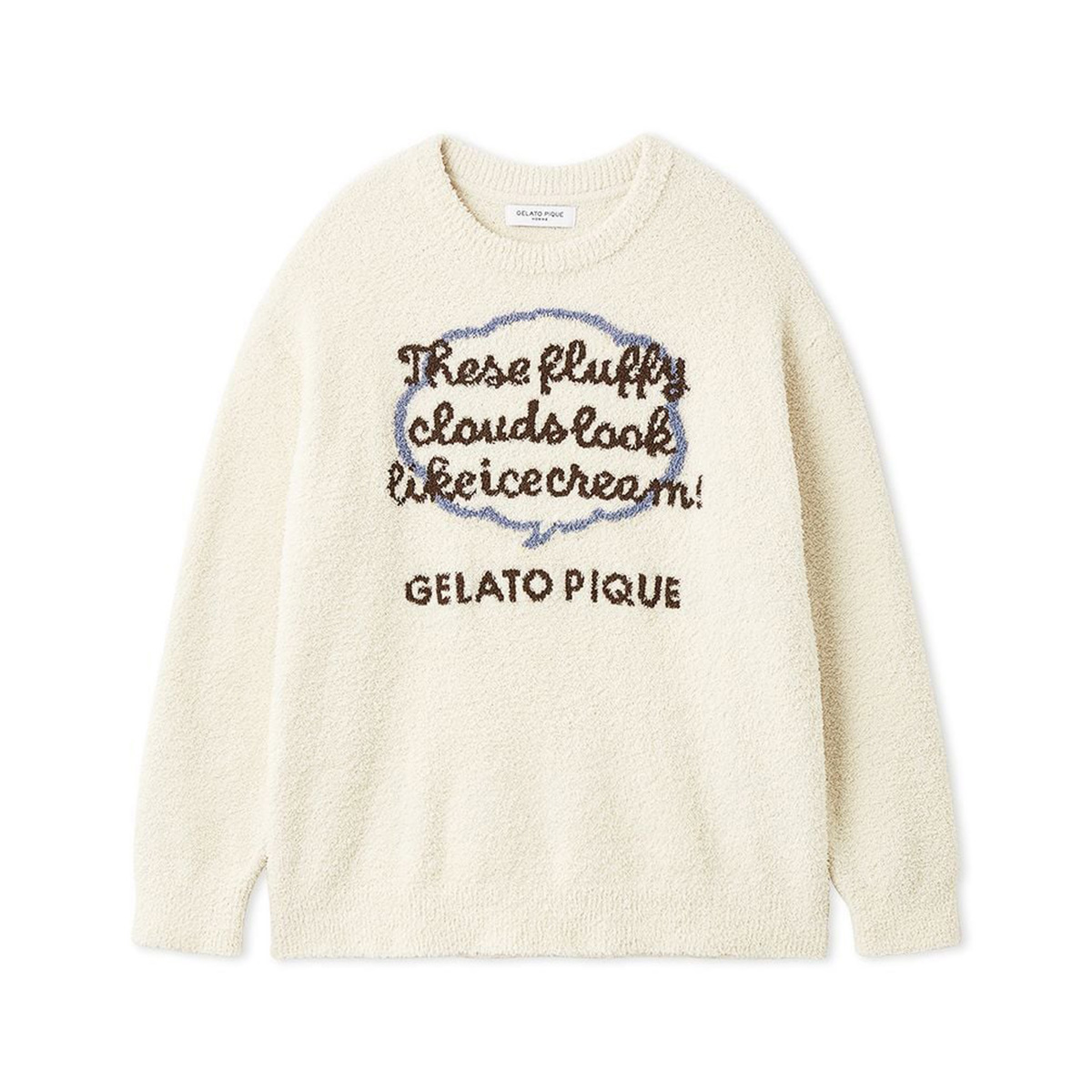 gelato pique（ジェラートピケ） オム ベビモコトークロゴプルオーバー