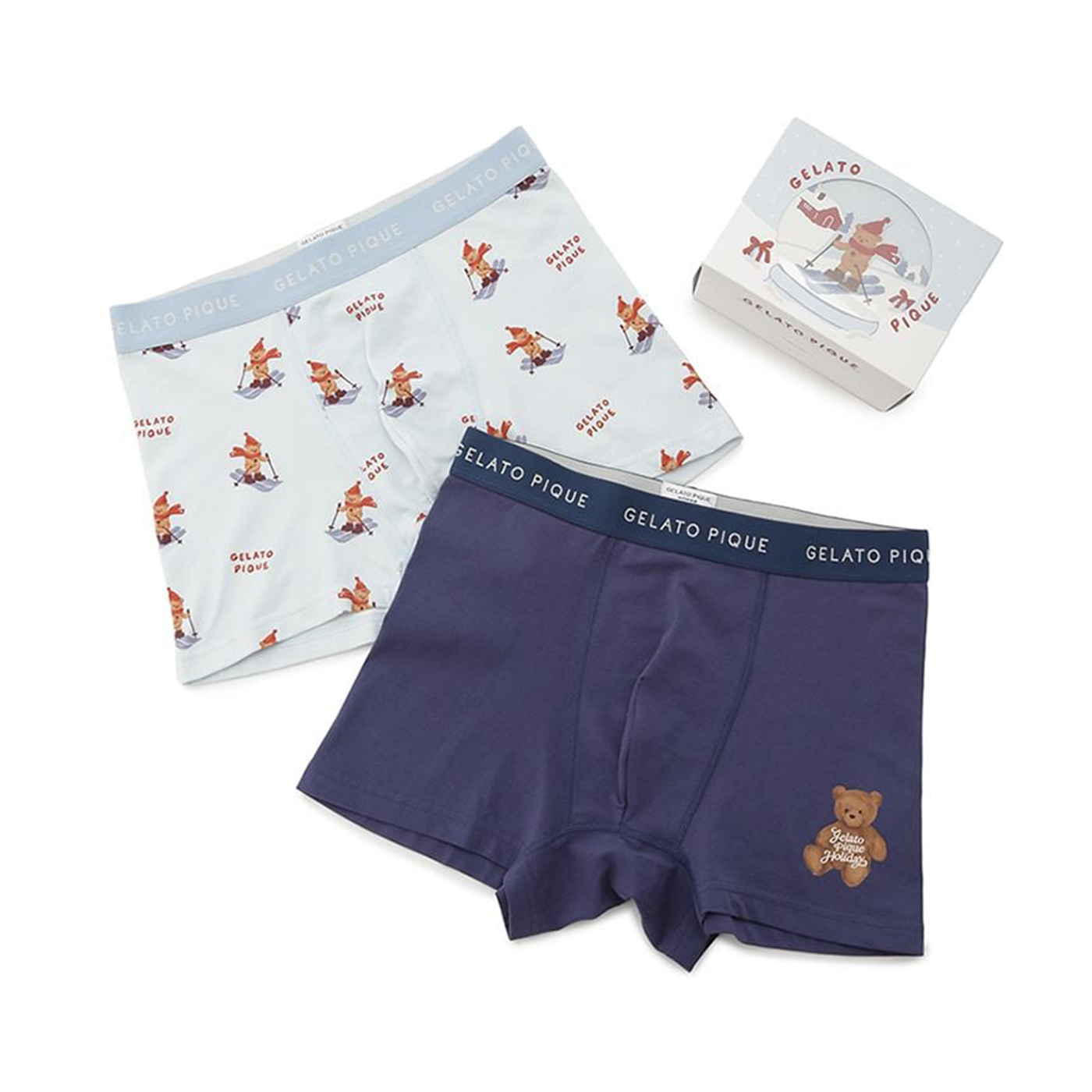 gelato pique（ジェラートピケ） オム HOLIDAY ベア柄アンダーウェア