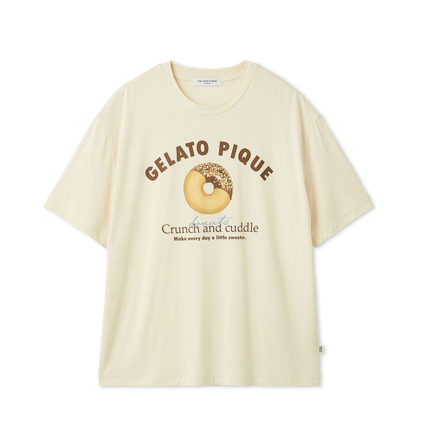 gelato pique（ジェラートピケ） オム ドーナツワンポイントプリントT