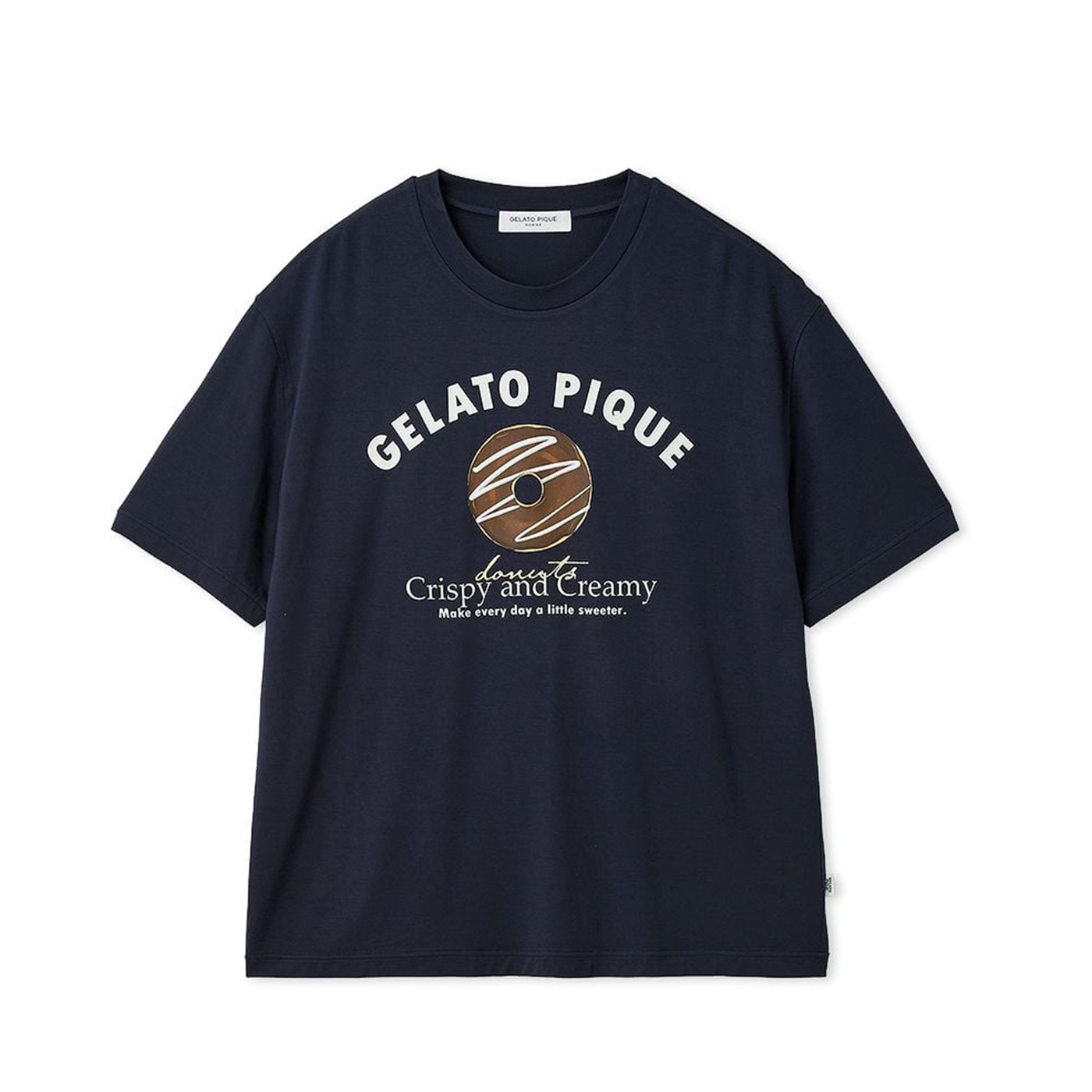 gelato pique（ジェラートピケ） オム ドーナツワンポイントプリントT