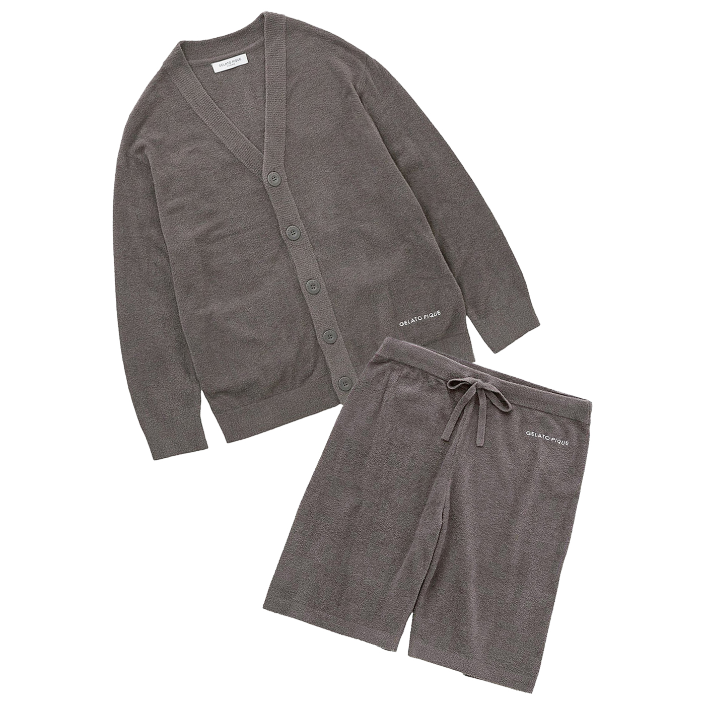 ジェラートピケ オム スムーズィーliteカーディガン&ハーフパンツセット pmnt251138set pmnp251141 メンズ GELATO PIQUE HOMME | gelato pique | 01