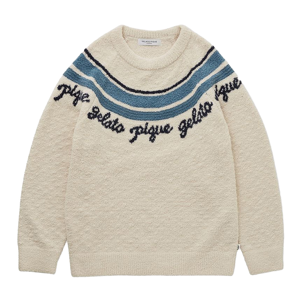 gelato pique（ジェラートピケ） SALE30%OFF オム パウダーラインロゴ