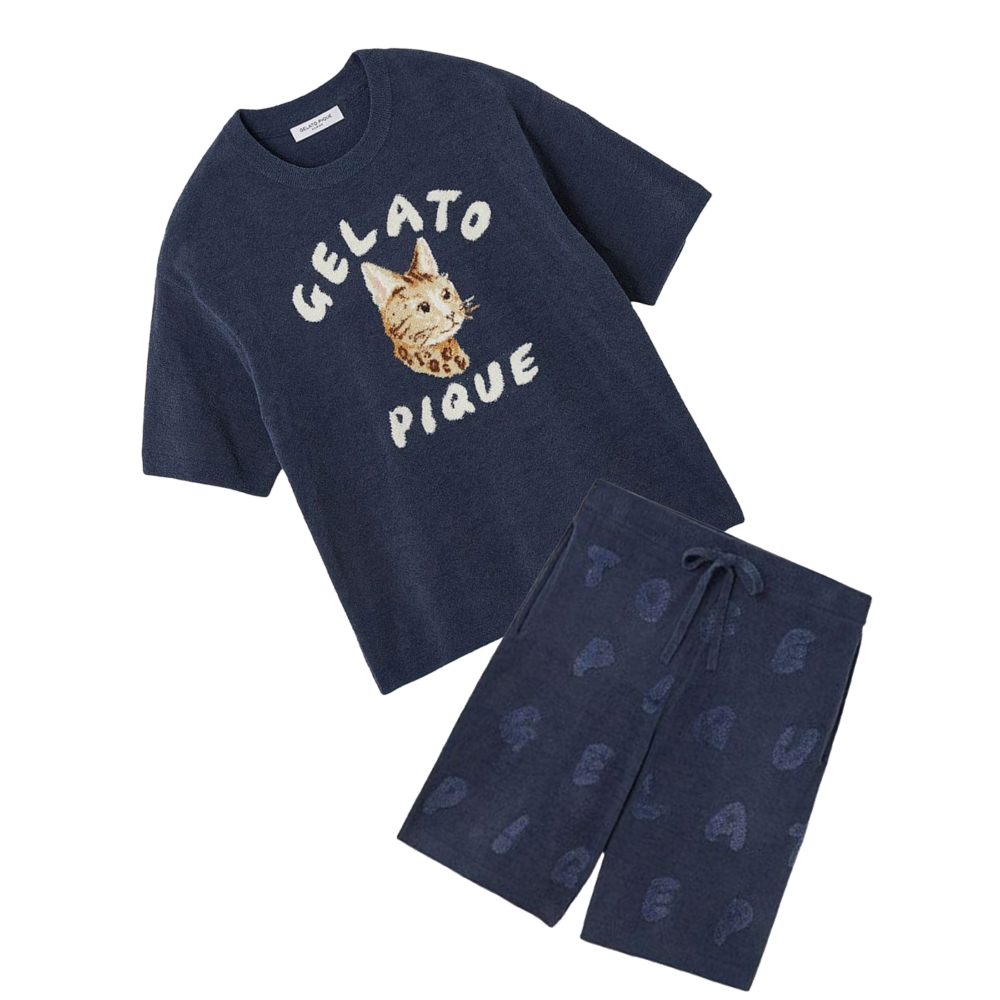 GELATO PIQUE ネイビー ルームウェア セット gelato pique ジェラートピケ ルームウェア セットアップ