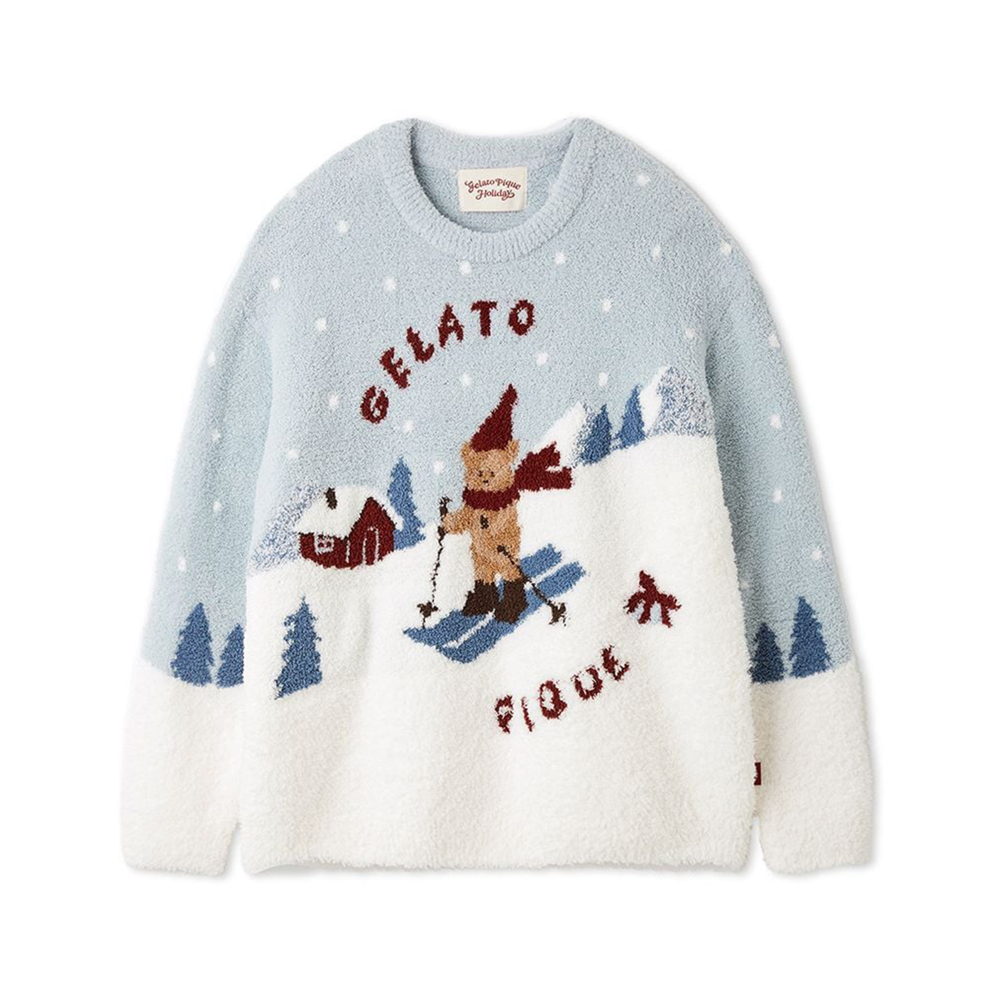 gelato pique（ジェラートピケ） オム HOLIDAY スキーベアジャガード