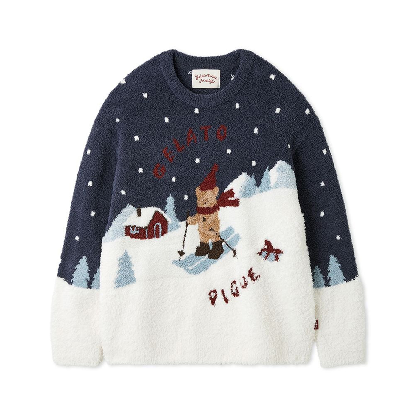 gelato pique（ジェラートピケ） オム HOLIDAY スキーベアジャガード