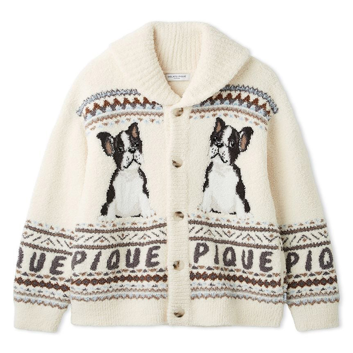 gelato pique（ジェラートピケ） オム パウダーノルディック DOG