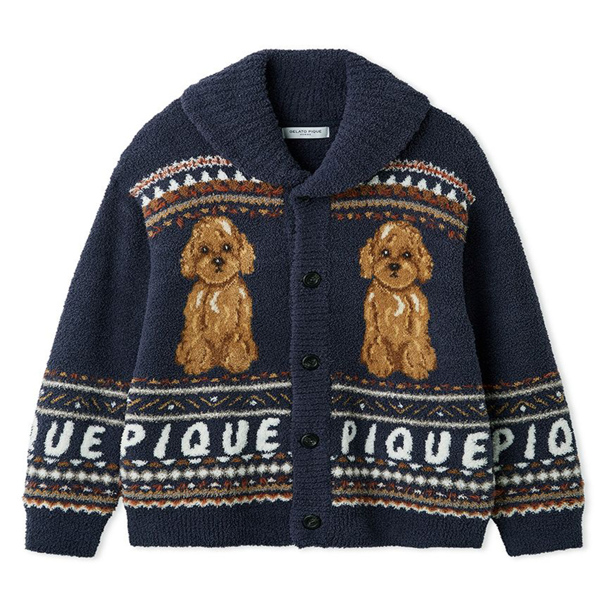 gelato pique（ジェラートピケ） オム パウダーノルディック DOG