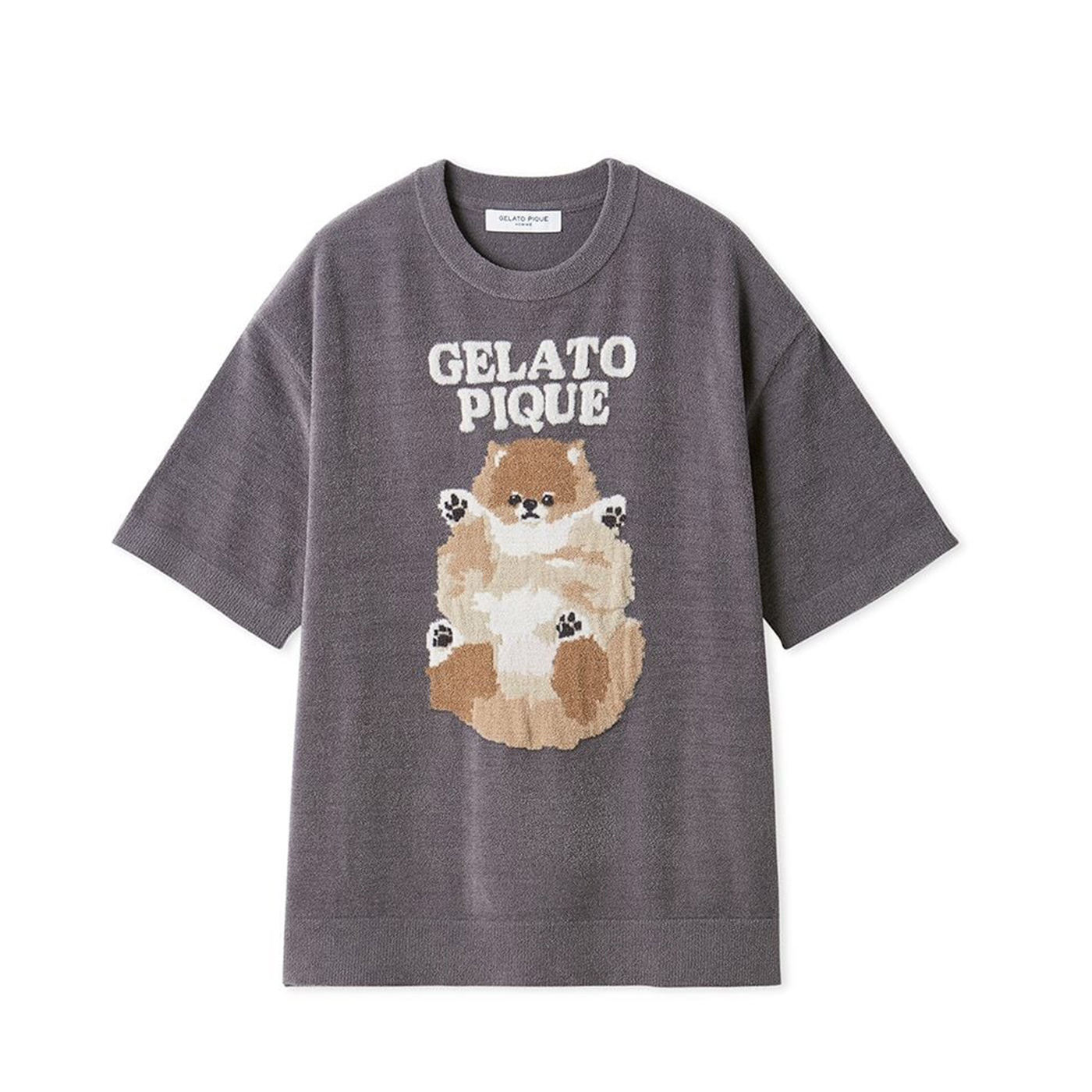 gelato pique（ジェラートピケ） オム ドッグジャガードプルオーバー