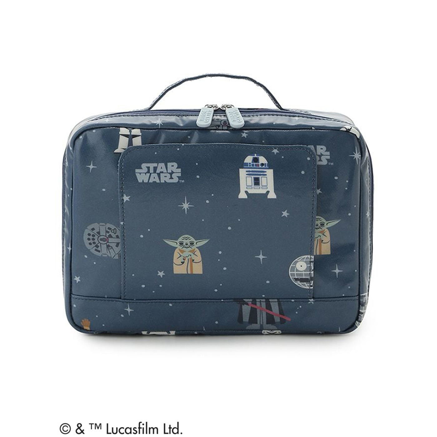 ジェラートピケ STAR WARS 総柄おむつポーチ ppgb262505 スターウォーズ コラボ ジェラピケ ベビー オムツ収納 ママアイテム ママグッズ 出産祝い gelato piqueの画像