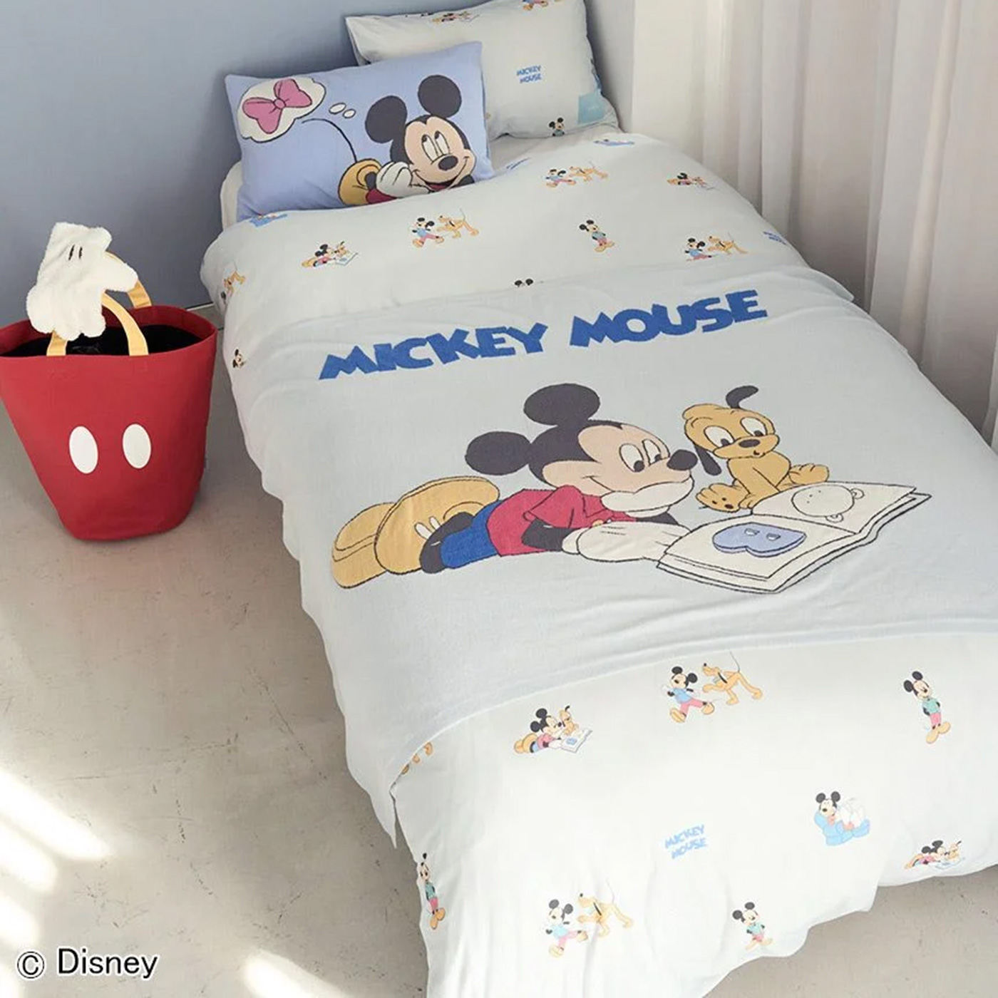ジェラピケ　ミニー　掛け布団カバー gelato pique ジェラートピケ Sleep Mickey&Minnie ジャガード