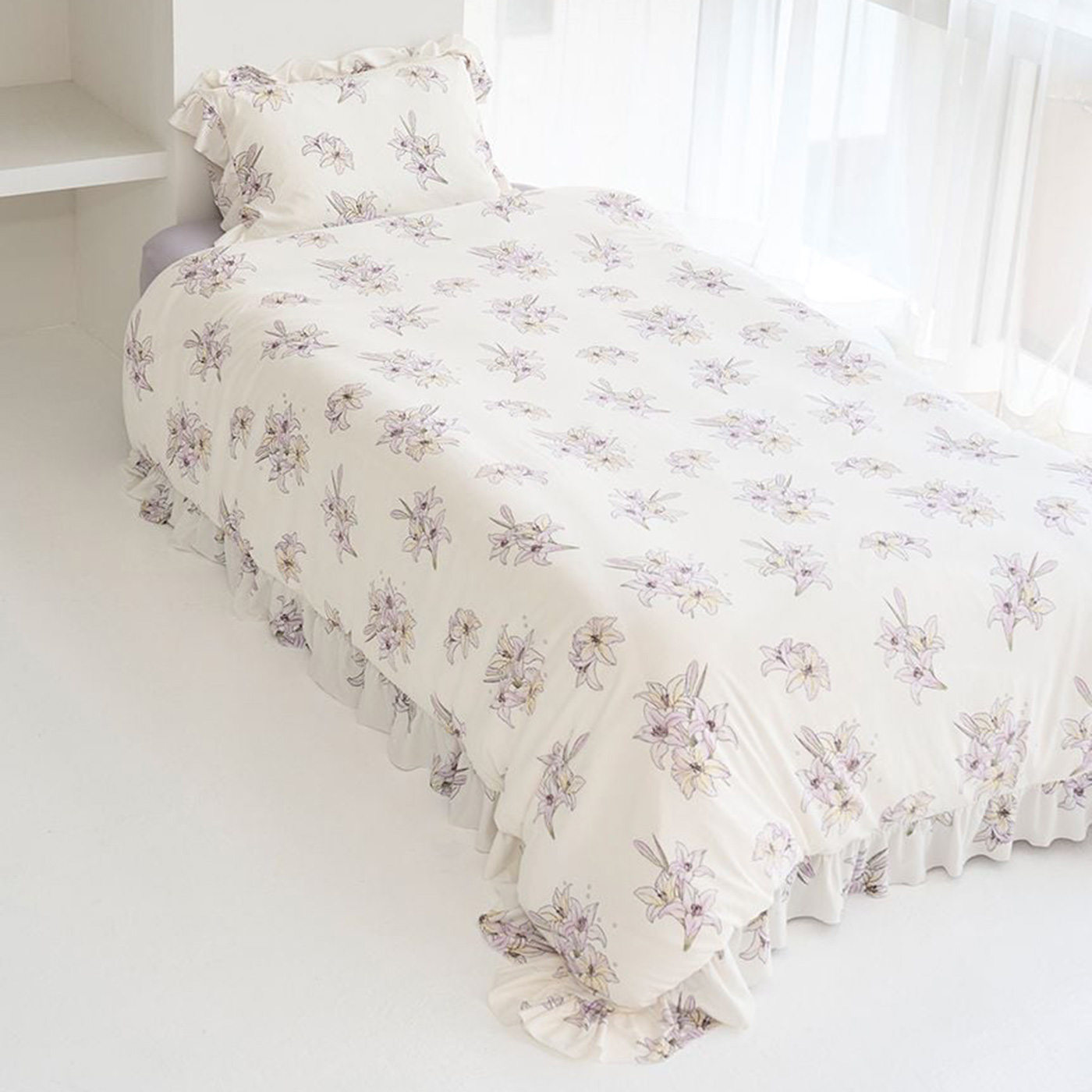 gelato pique（ジェラートピケ） SALE30%OFF MUCHA Sleep リリー柄 2点