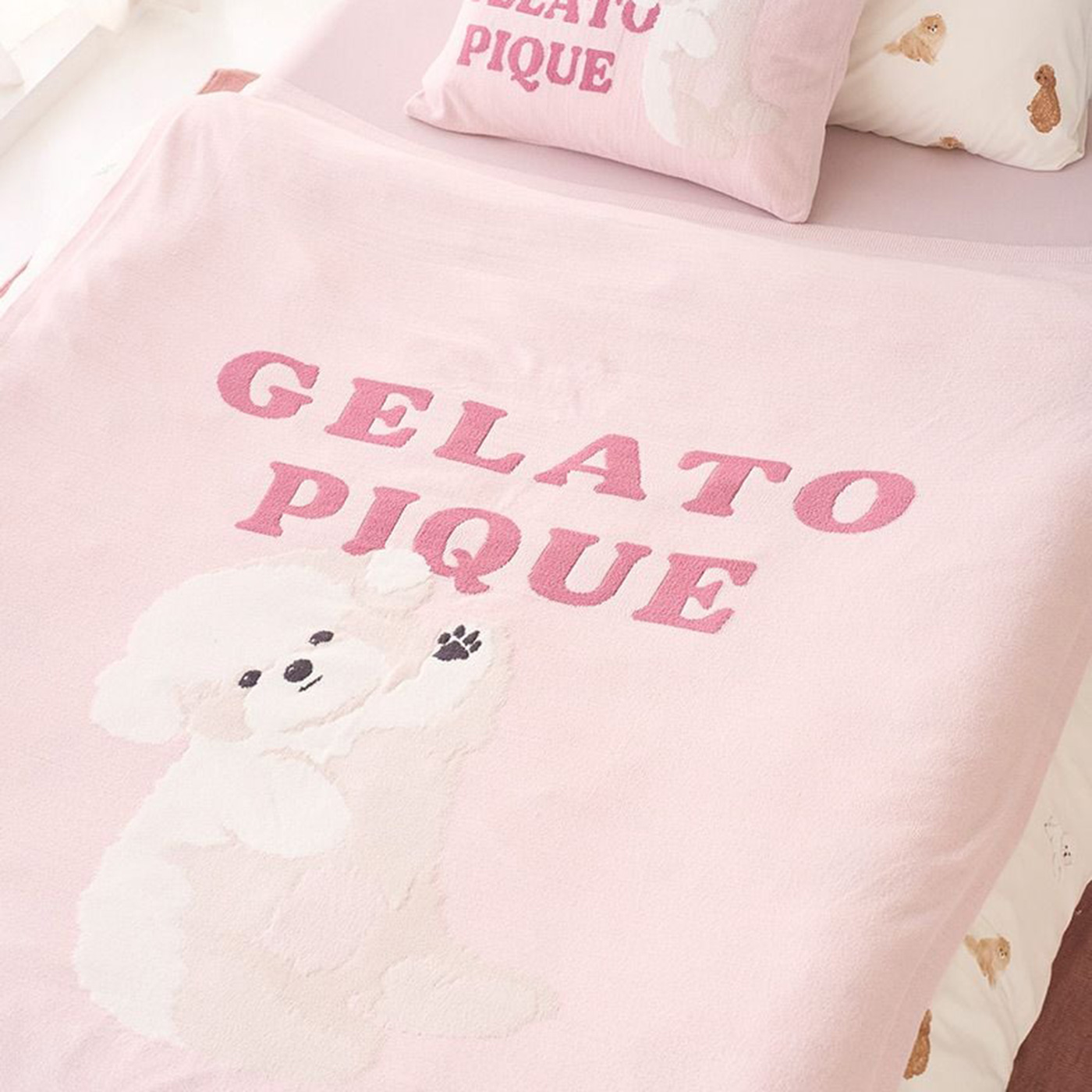 gelato pique（ジェラートピケ） Sleep エアリーモコドッグジャガード