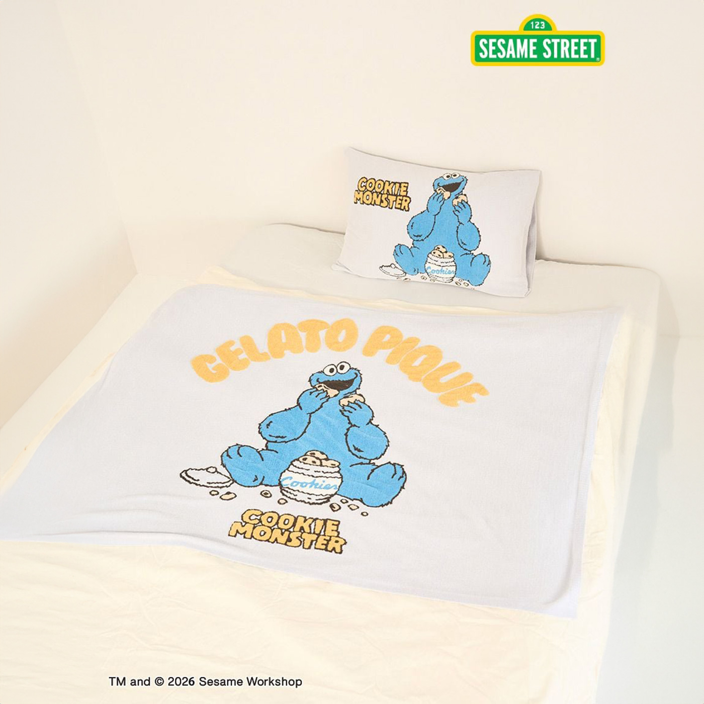 gelato pique（ジェラートピケ） Sleep SESAME STREET エアリーモコ