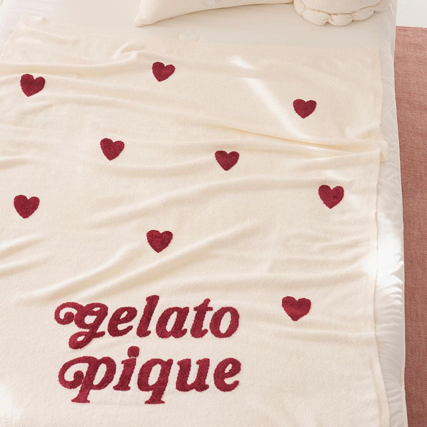 gelato pique（ジェラートピケ） Sleep ハートロゴジャガード マルチ