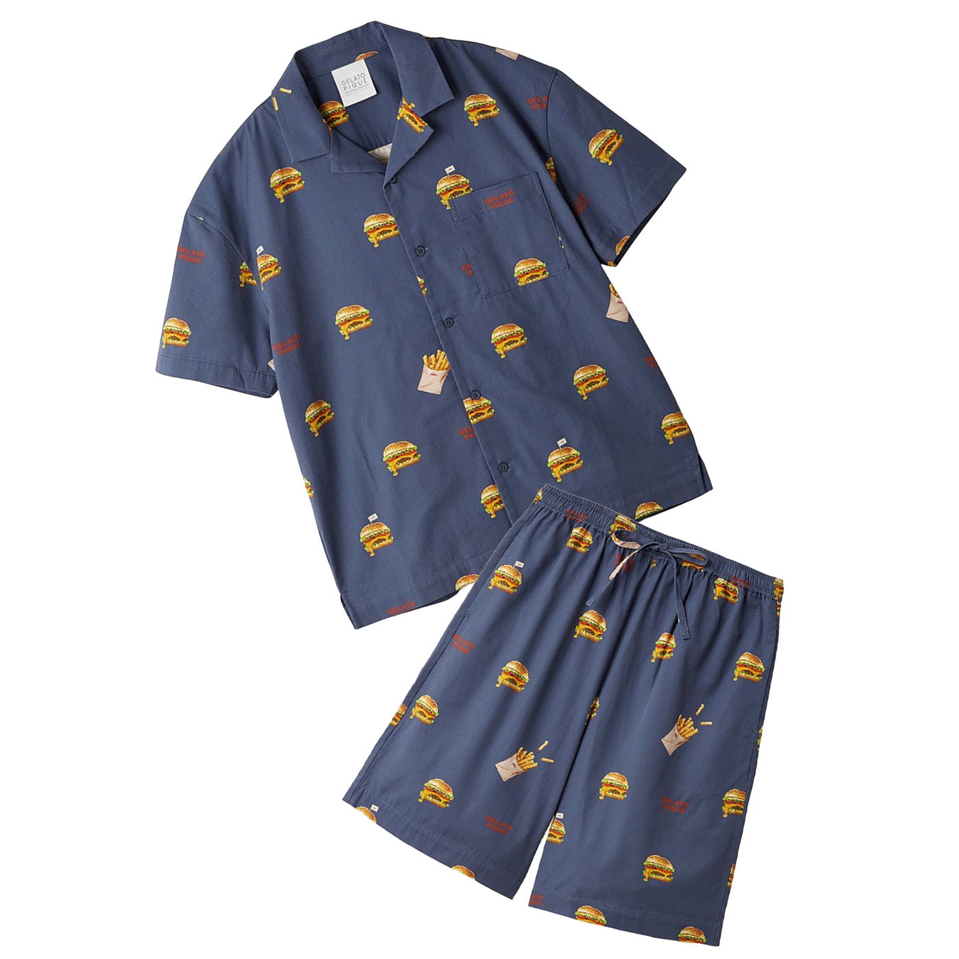 gelato pique（ジェラートピケ） UNISEX 接触冷感 HIGH CALORIE柄