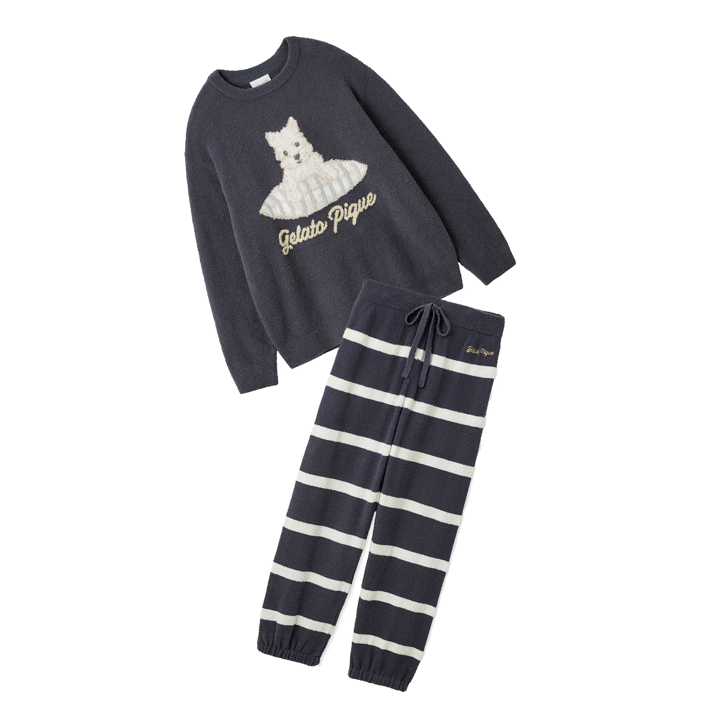 gelato pique（ジェラートピケ） UNISEX エアリーモコプレイフルDOG