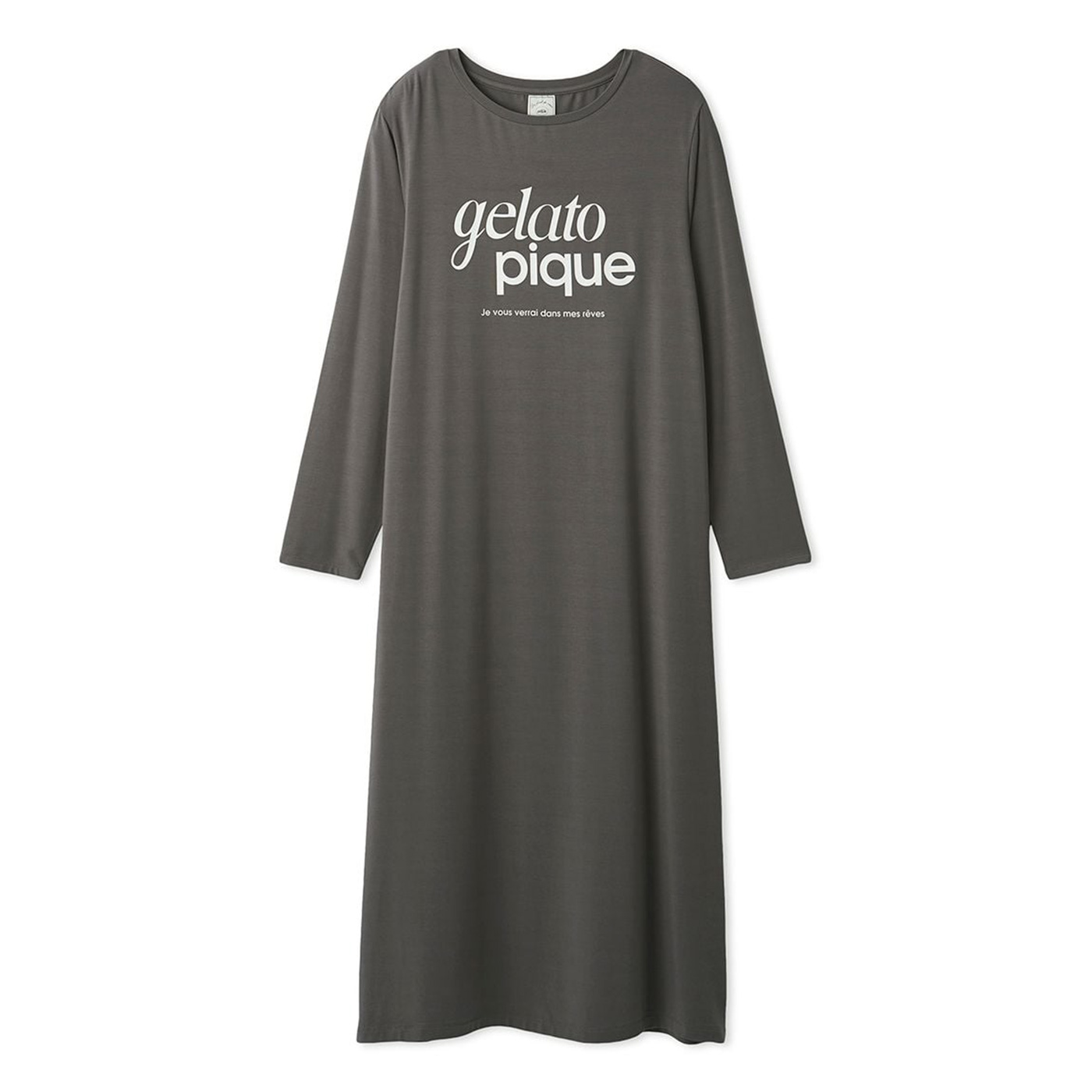 新品未使用　ジェラートピケ　ワンピールームウエア gelato pique（ジェラートピケ） レーヨンロゴワンピース pwco255322