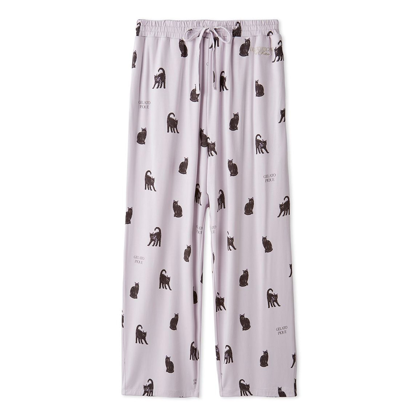 gelato pique（ジェラートピケ） HALLOWEEN CAT総柄ロングパンツ