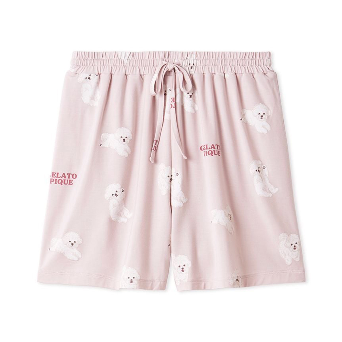 ジェラートピケ　ドッグ総柄ロンT トッグ柄ショートパンツ gelato pique（ジェラートピケ） ドッグ柄ショートパンツ pwcp261259