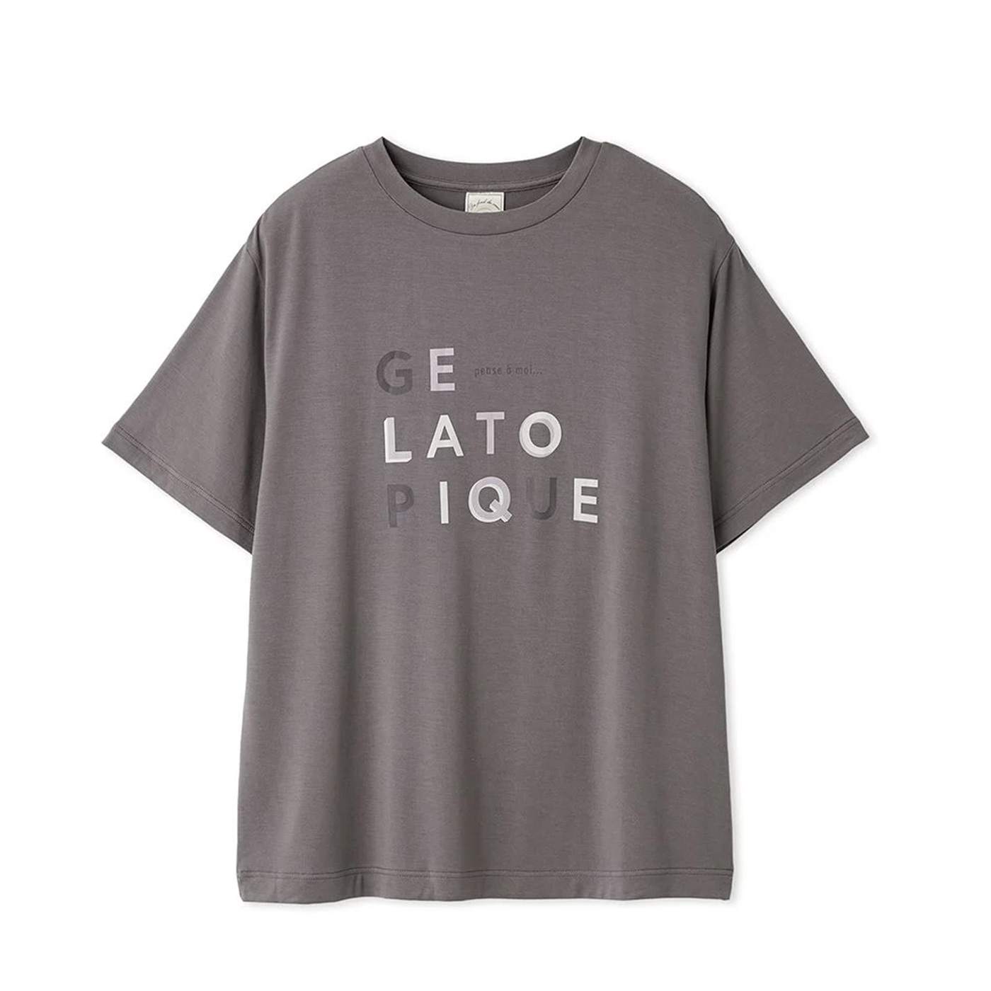 gelato pique ジェラートピケ レーヨンロゴワンポイントTシャツ