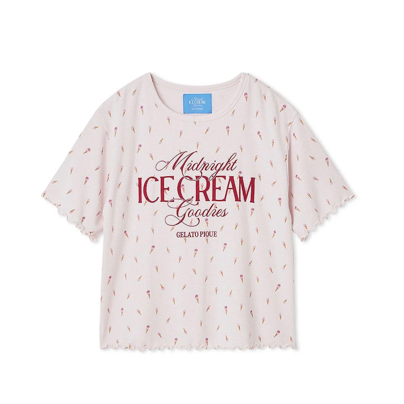 gelato pique ジェラートピケ 接触冷感 アイス柄ワッフルプル