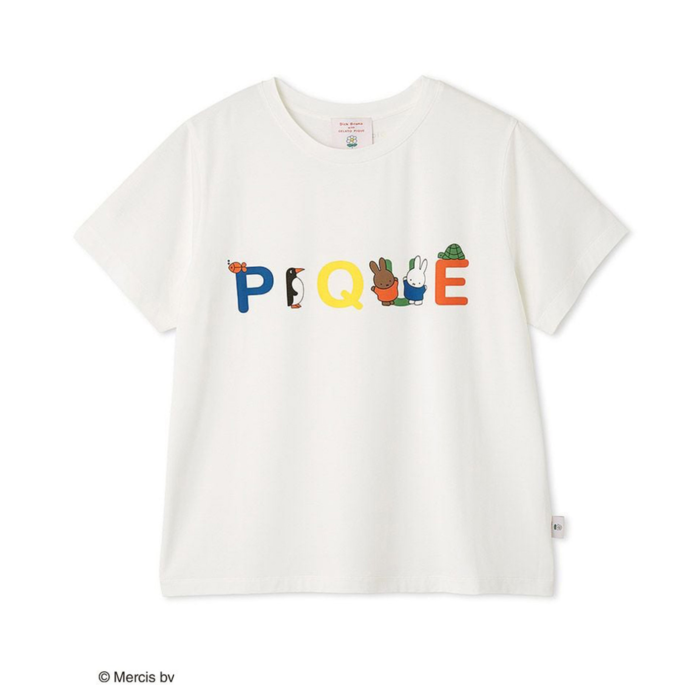 ジェラートピケ【ミッフィー】【接触冷感】ワンポイントTシャツ gelato pique ジェラートピケ Dick Bruna 接触冷感 ワンポイント