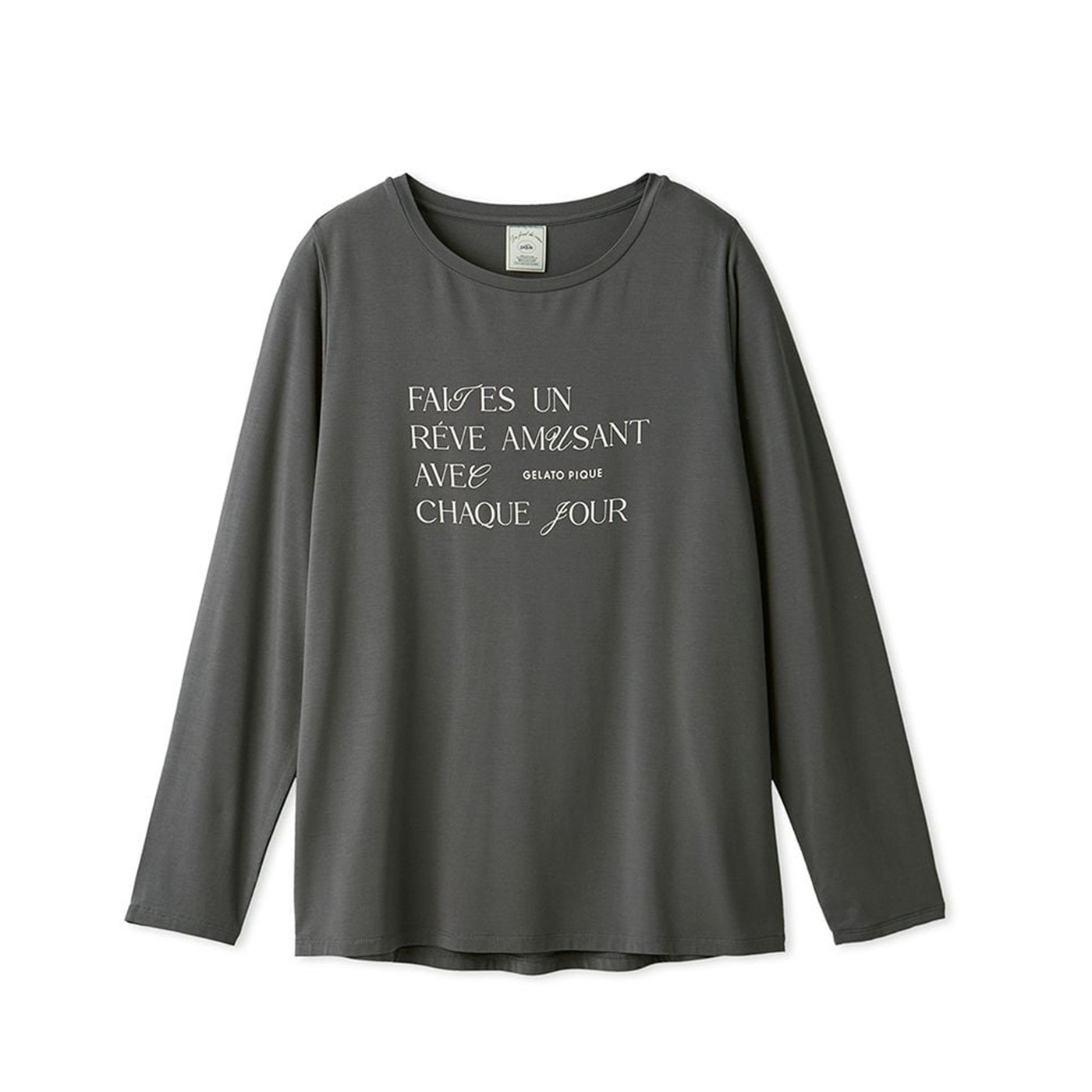 gelato pique（ジェラートピケ） フェミニンレーヨンロゴロンT