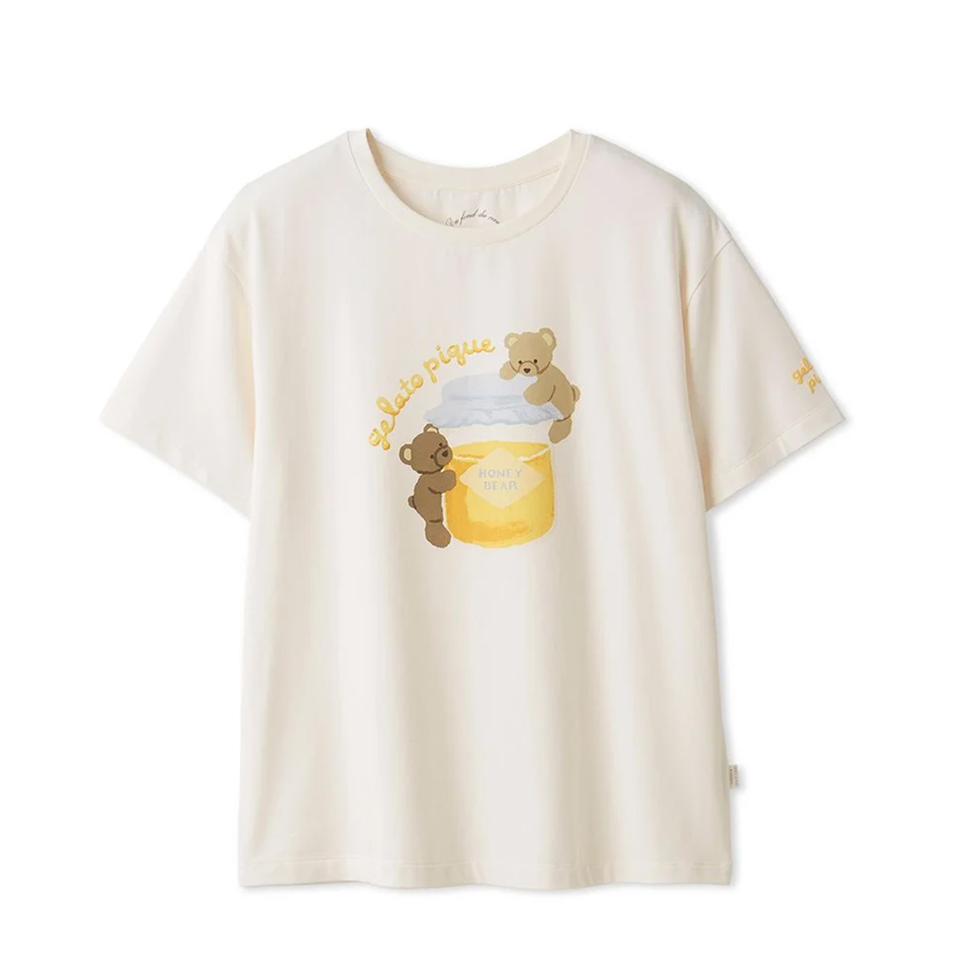gelato pique ジェラートピケ はちみつベア柄ワンポイントT