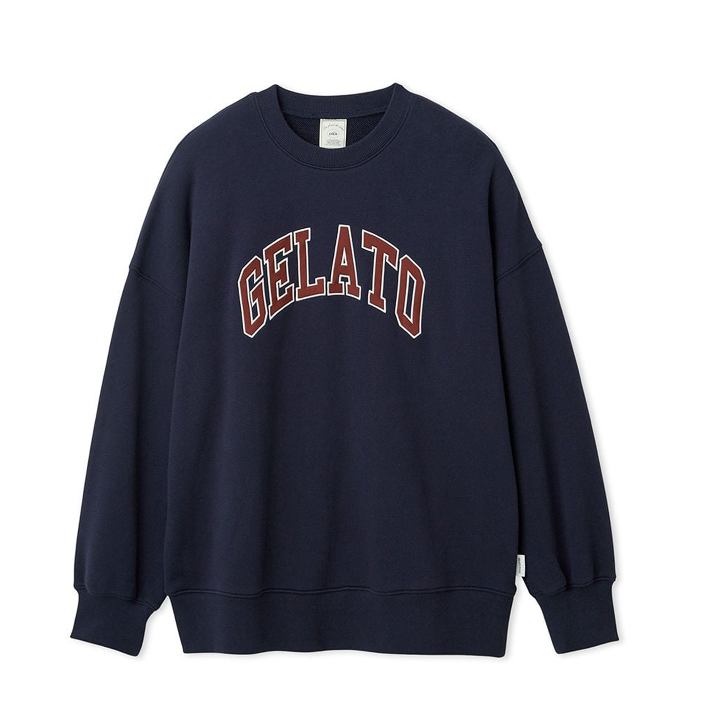 gelato pique（ジェラートピケ） カレッジロゴ裏毛プルオーバー