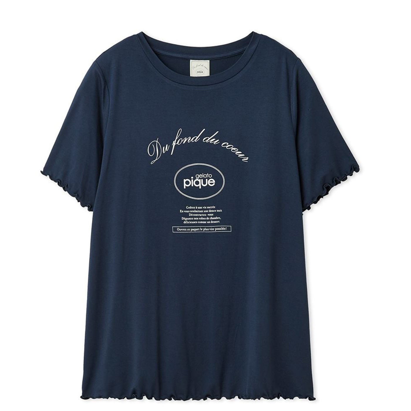 gelato pique（ジェラートピケ） レーヨンロゴメローTシャツ