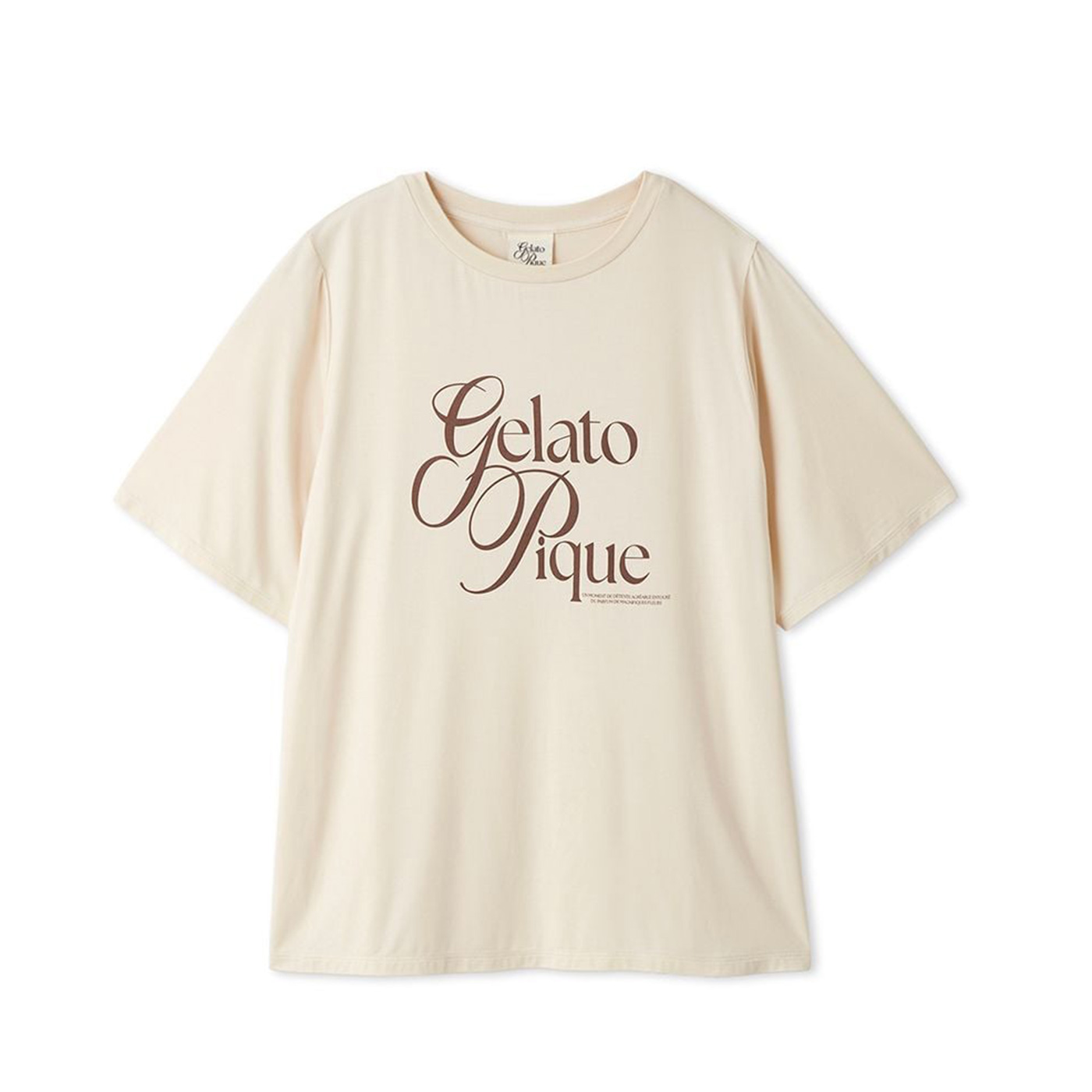 gelato pique（ジェラートピケ） IFMC. 接触冷感 レーヨンロゴTシャツ
