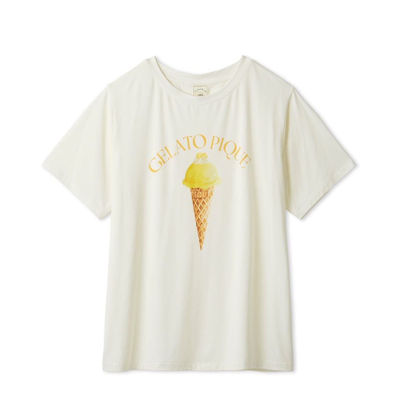 gelato pique（ジェラートピケ） 接触冷感 ソルベワンポイントTシャツ