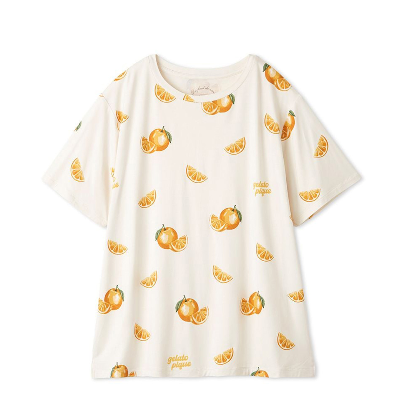gelato pique（ジェラートピケ） 接触冷感 フルーツ3柄Tシャツ