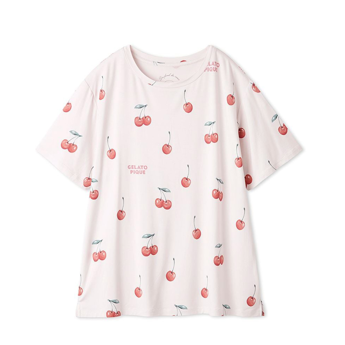 gelato pique（ジェラートピケ） 接触冷感 フルーツ3柄Tシャツ