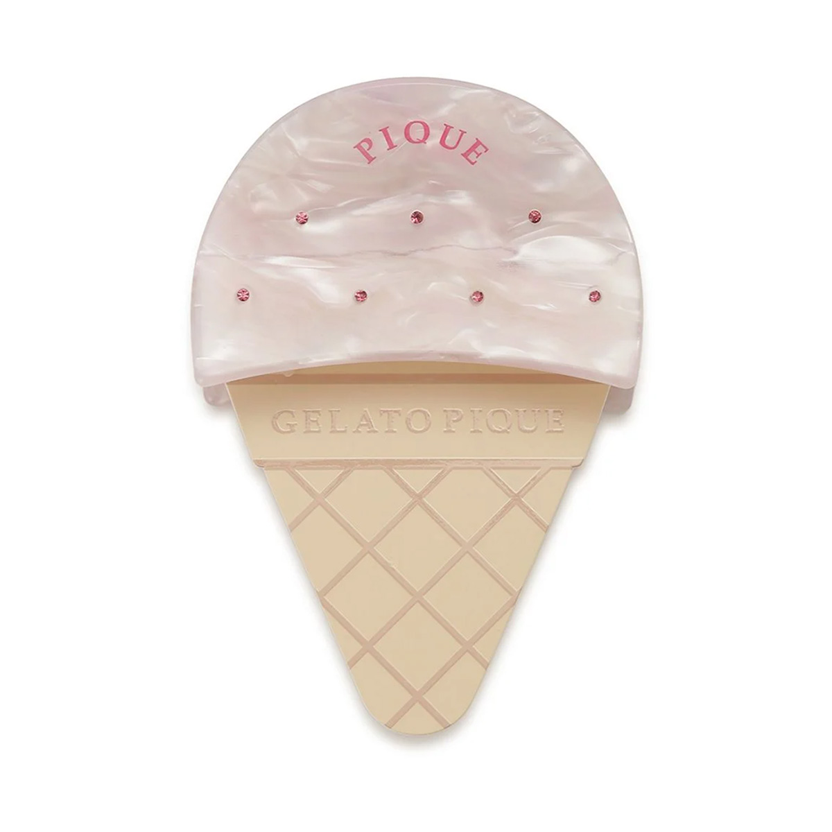 gelato pique ジェラートピケ WhiteDay ビジューヘアクリップ