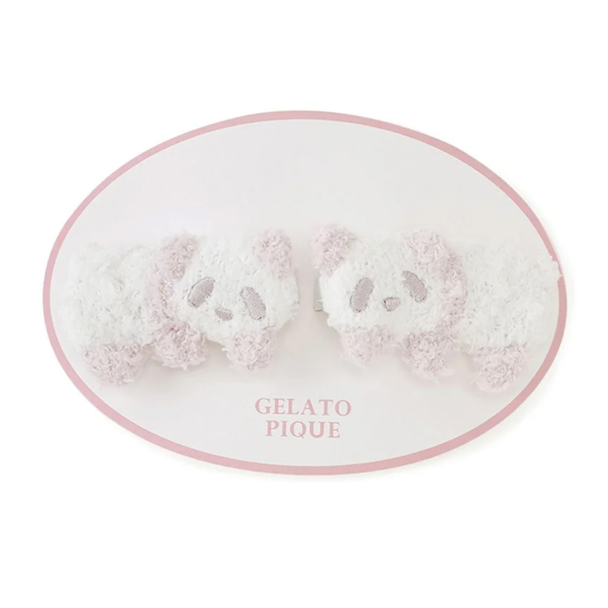 gelato pique ジェラートピケ パンダヘアクリップセット