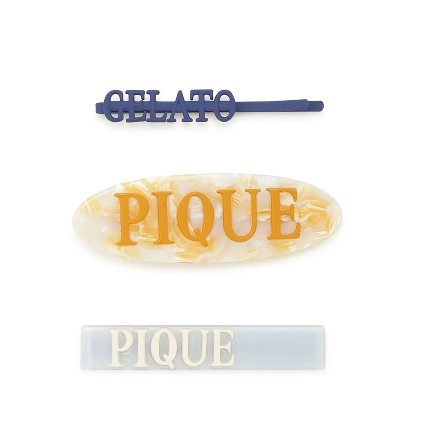 gelato pique ジェラートピケ COOL COLLECTION ICEヘアピン