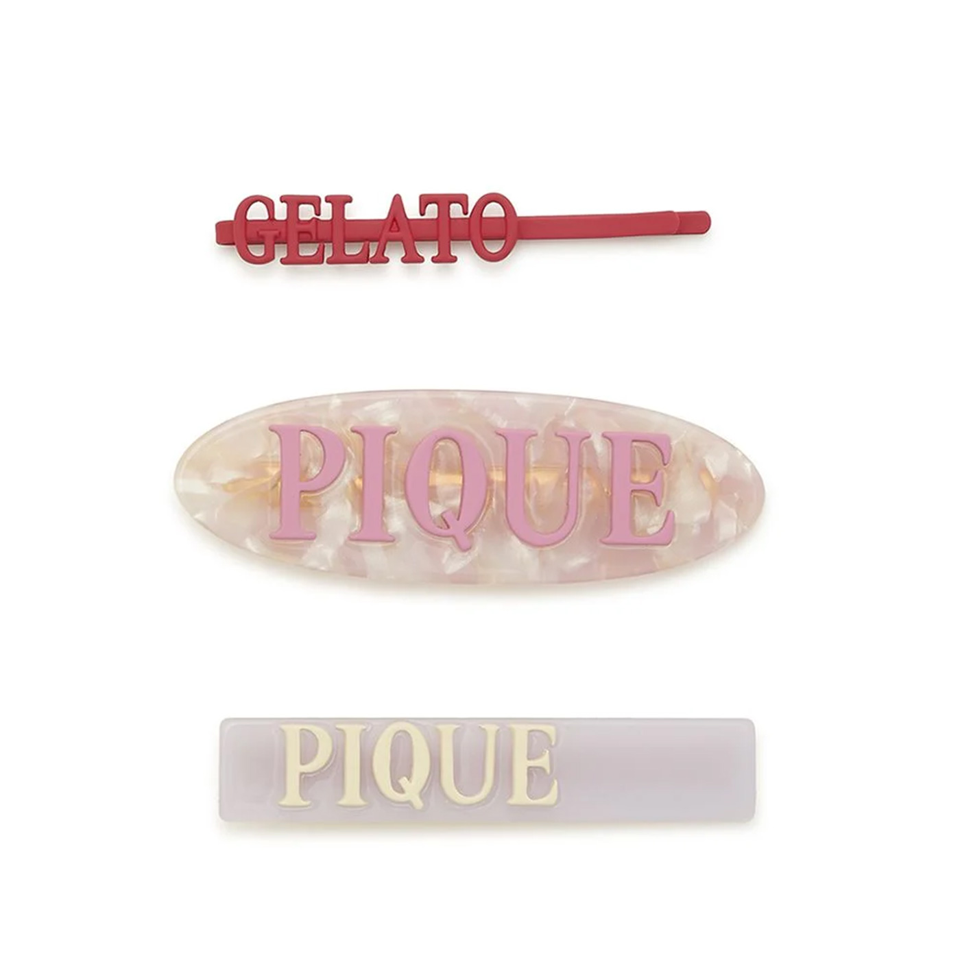 gelato pique - ジェラートピケ テレサ&amp;キラー ヘアクリップ 新品未使用 gelato pique ジェラートピケ COOL COLLECTION ICEヘアピン