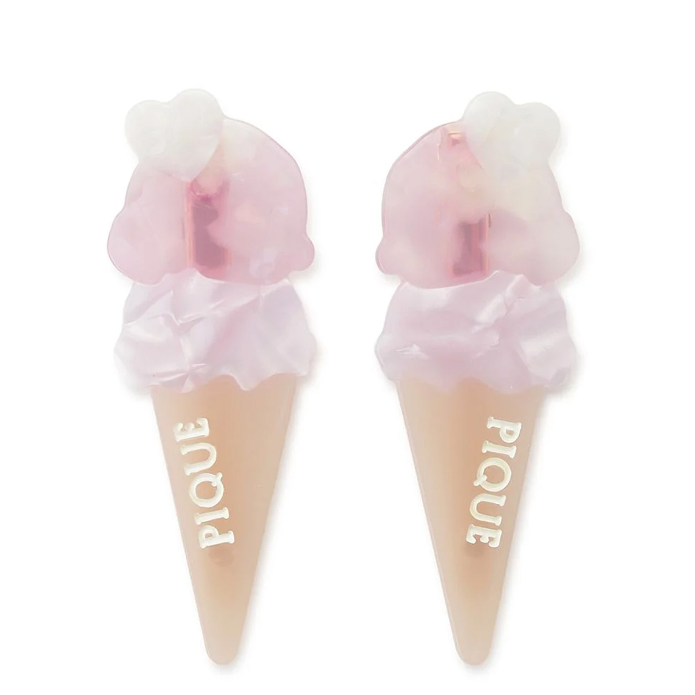 gelato pique（ジェラートピケ） アイスモチーフミニヘアクリップ