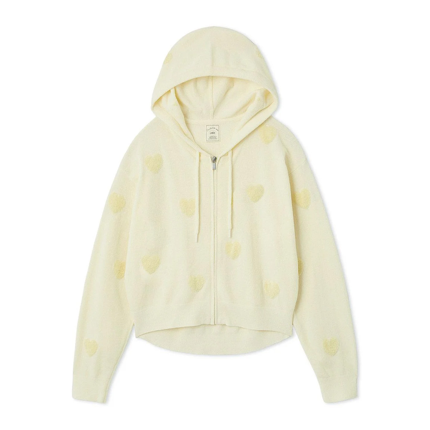 【極美品】ジェラートピケ ジェラピケ スフレパーカードレス BEG 希少 gelato pique ジェラートピケ ハートジャガードクロップド