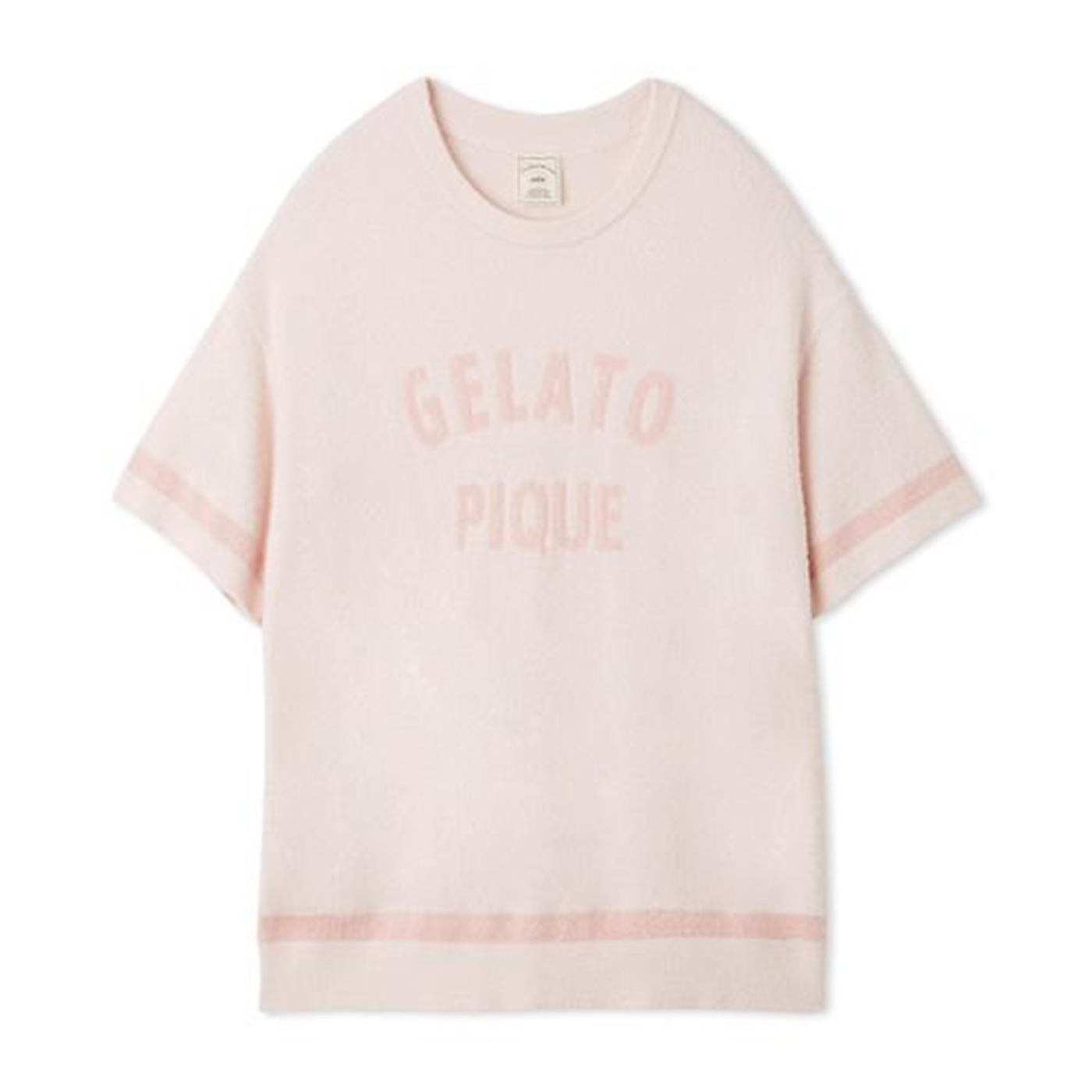gelato pique（ジェラートピケ） スムーズィートリム半袖プルオーバー