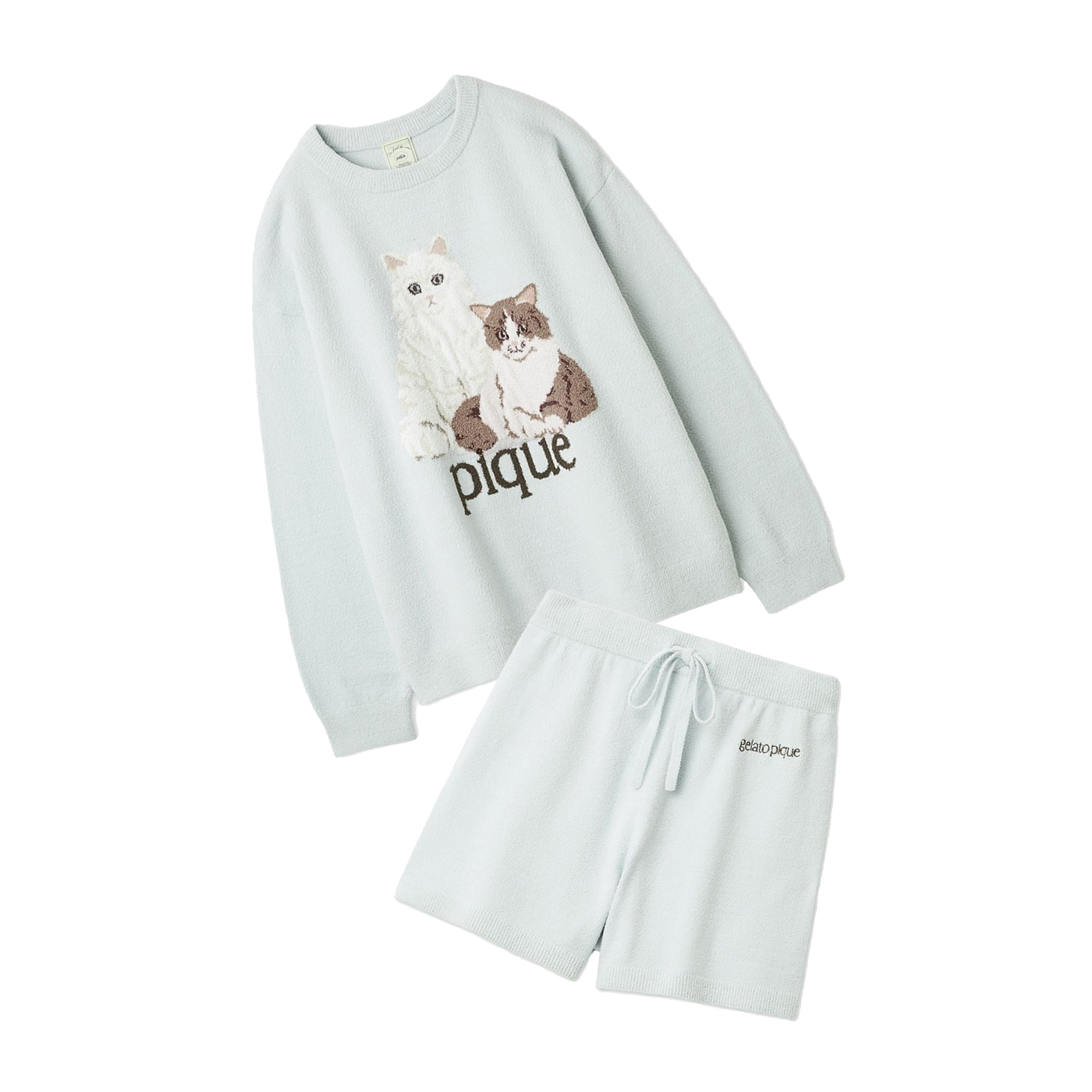 gelato pique（ジェラートピケ） エアリーモコキャットジャガードプル