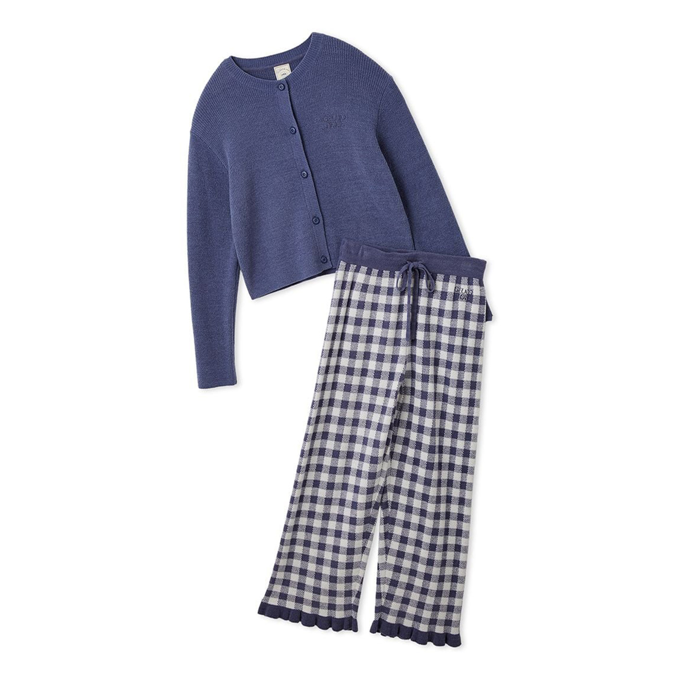 gelato pique（ジェラートピケ） WhiteDay リブカーディガン&チェック