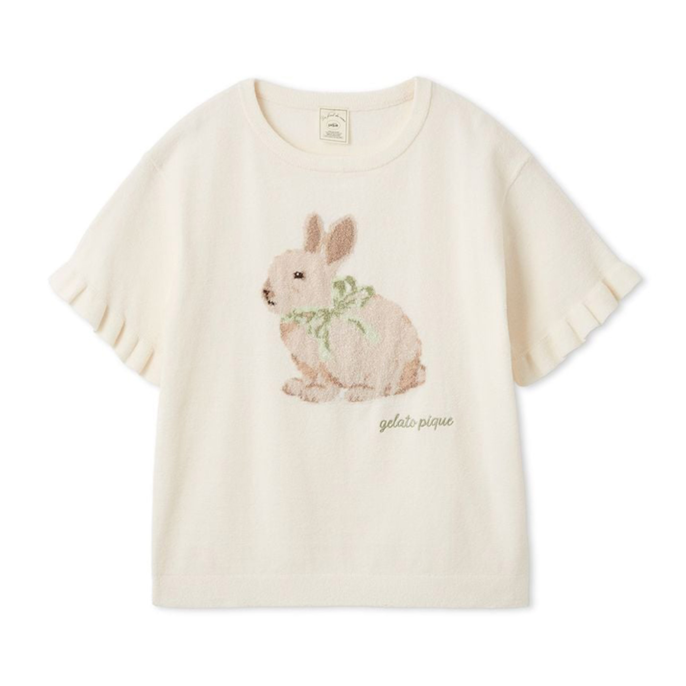 gelato pique（ジェラートピケ） エアリーモコラビットジャガードプル