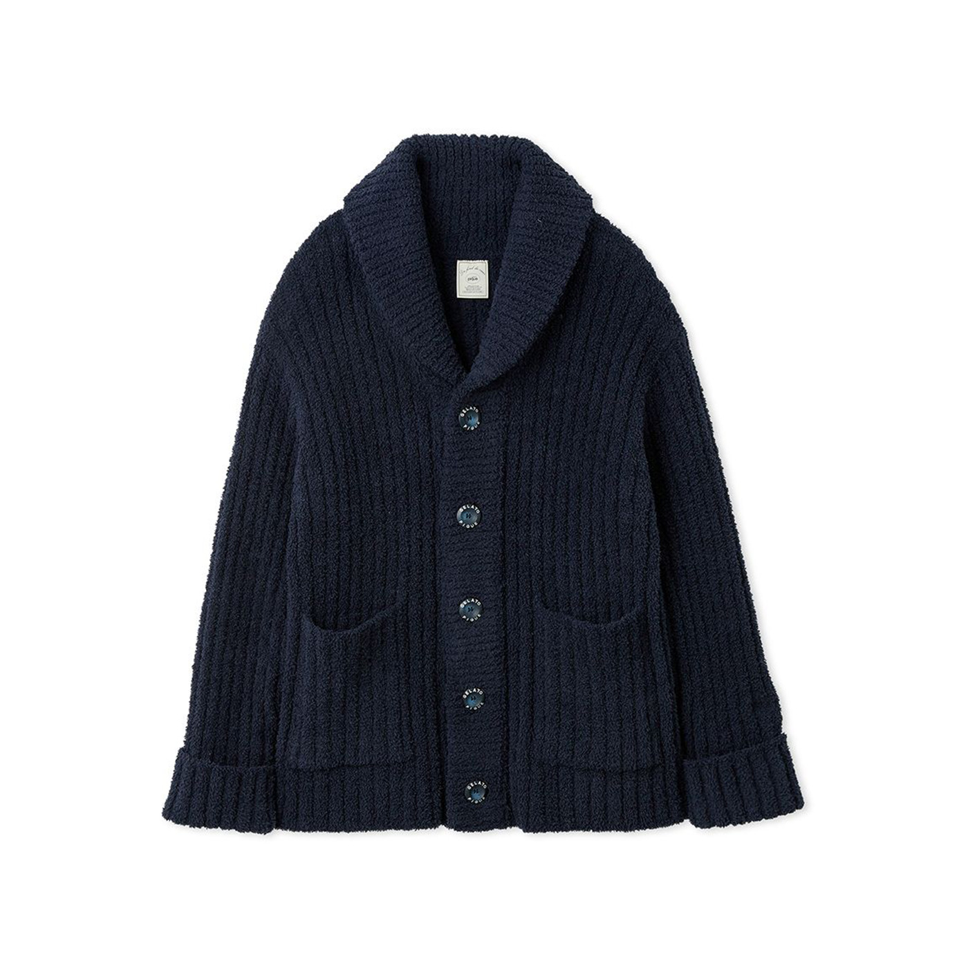 gelato pique（ジェラートピケ） パウダーリブショールカーディガン