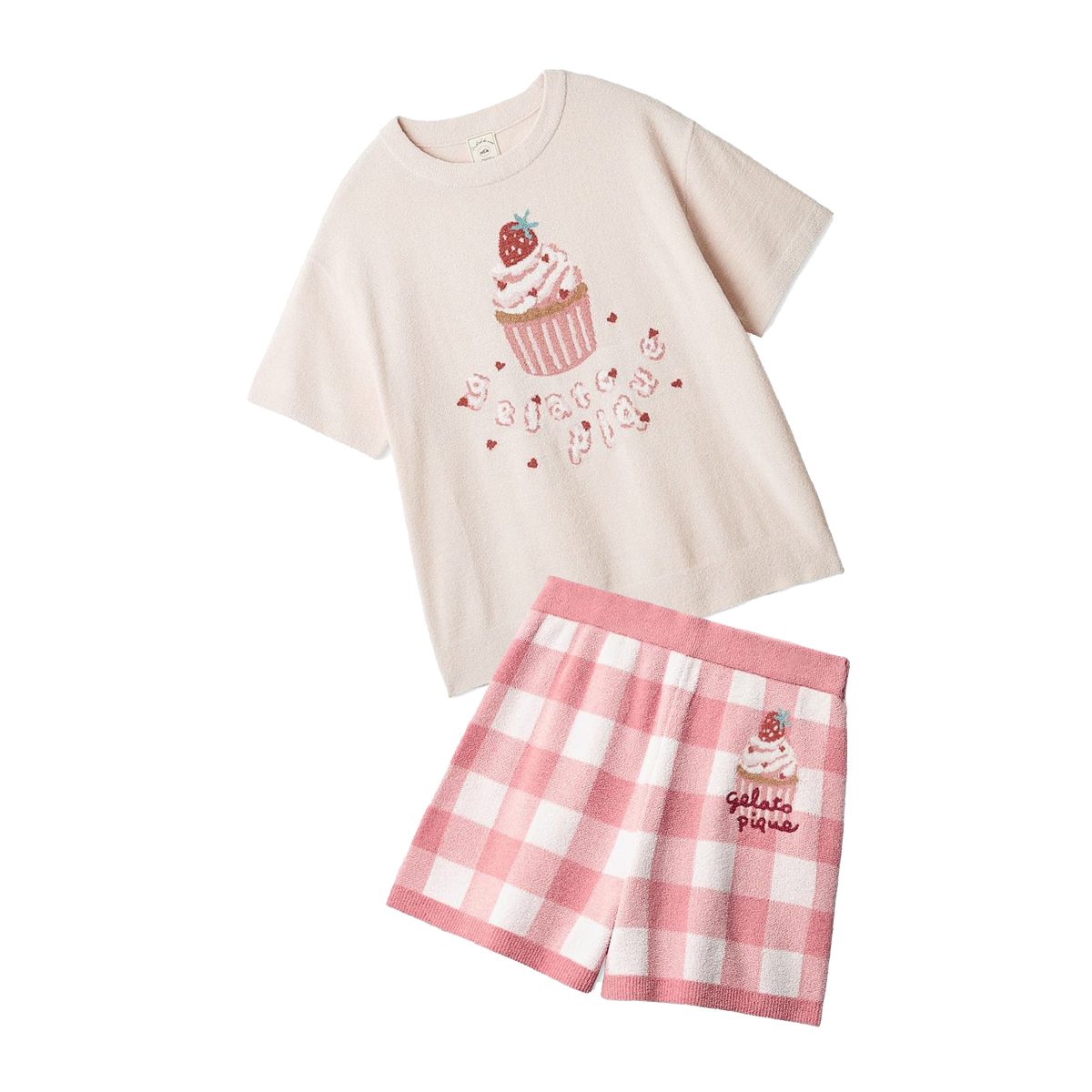 gelato pique（ジェラートピケ） エアリーモコモチーフジャガードプル